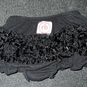 Ruffle Butts black tulle bloomers/ bummies. GUC.